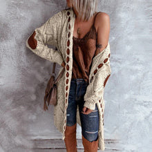 Load image into Gallery viewer, Hooded Knit Maxi Cardigan Outwear