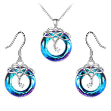 Load image into Gallery viewer, Love Eternity Necklace and Earrings