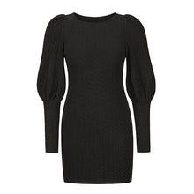 Load image into Gallery viewer, Knitted Long Sleeve Short Dress