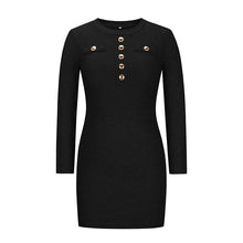 Load image into Gallery viewer, Button Thread Hip Skirt