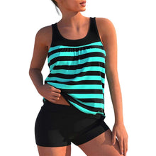 Load image into Gallery viewer, Striped Print Swimsuit