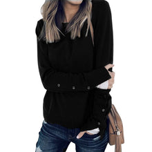 Load image into Gallery viewer, Buttoned Sleeve Sweatshirt