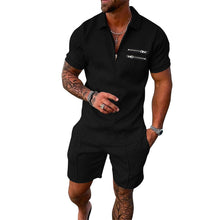 Load image into Gallery viewer, Men's Casual Printed Polo Suit