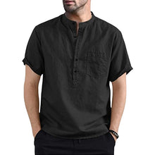 Load image into Gallery viewer, Men Cotton Button Shirt with Pocket
