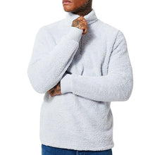 Load image into Gallery viewer, Mens Fuzzy Sherpa Pullover Long Sleeve Fleece Sweatshirts