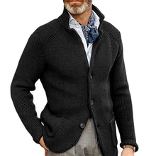 Load image into Gallery viewer, Men's Stand Collar Knitted Coat