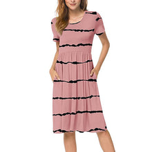 Load image into Gallery viewer, Pocket Crew Neck Dress