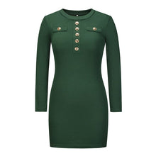 Load image into Gallery viewer, Button Thread Hip Skirt