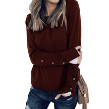 Load image into Gallery viewer, Buttoned Sleeve Sweatshirt