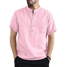 Load image into Gallery viewer, Men Cotton Button Shirt with Pocket