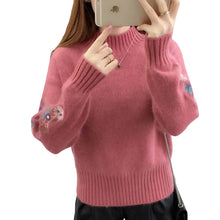 Load image into Gallery viewer, Flower Embroidery Sweater