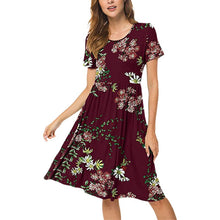 Load image into Gallery viewer, Pocket Crew Neck Dress