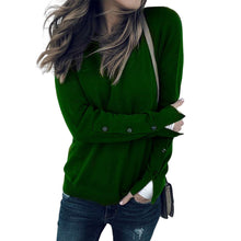 Load image into Gallery viewer, Buttoned Sleeve Sweatshirt