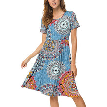 Load image into Gallery viewer, Pocket Crew Neck Dress