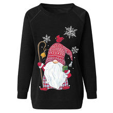 Load image into Gallery viewer, Santa Snowflake Sweatshirt