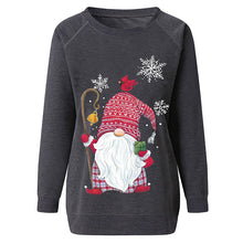 Load image into Gallery viewer, Santa Snowflake Sweatshirt