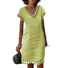 Load image into Gallery viewer, Women's Casual Cotton Dress
