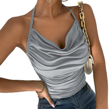 Load image into Gallery viewer, Womens sexy suspender vest top