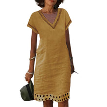 Load image into Gallery viewer, Women's Casual Cotton Dress