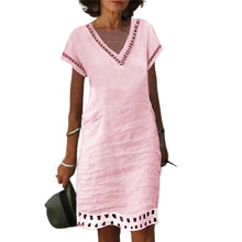 Load image into Gallery viewer, Women's Casual Cotton Dress