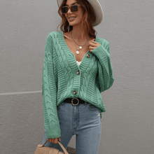 Load image into Gallery viewer, Solid Color Button Cardigan
