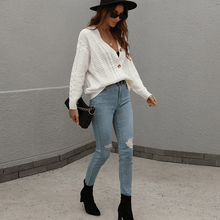 Load image into Gallery viewer, Solid Color Button Cardigan