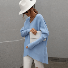 Load image into Gallery viewer, V-neck Backless Sweater