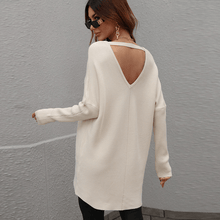 Load image into Gallery viewer, V-neck Backless Sweater