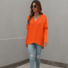 Load image into Gallery viewer, V-neck Backless Sweater