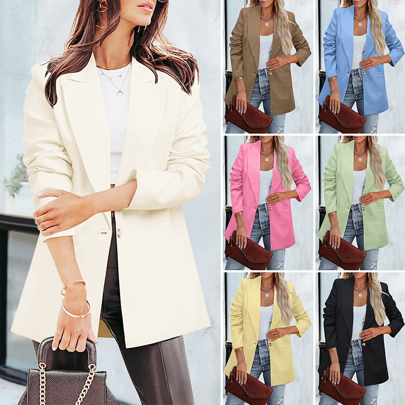 Long Sleeve Elegant Slim Fit Suit