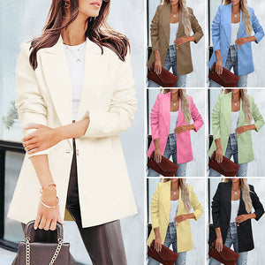 Long Sleeve Elegant Slim Fit Suit