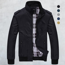 Load image into Gallery viewer, Thin Stand Collar Air Force Bomber Jacket
