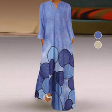 Load image into Gallery viewer, Long Sleeve Crew Neck Swing Dress
