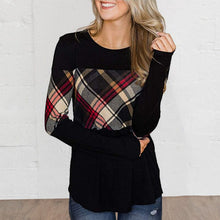 Load image into Gallery viewer, Paneled Color Contrast Long Sleeve T-Shirt
