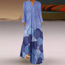 Load image into Gallery viewer, Long Sleeve Crew Neck Swing Dress
