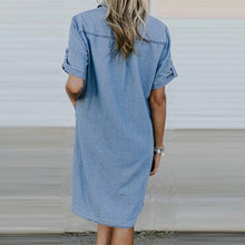 Load image into Gallery viewer, Denim Dress with Pockets

