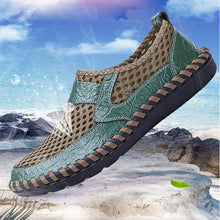 Load image into Gallery viewer, Summer Crocodile Patttern Breathable Mesh Shoes
