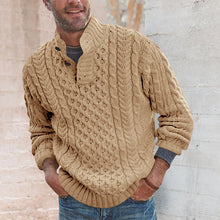 Load image into Gallery viewer, Solid Color Half Turtleneck Knit Sweater
