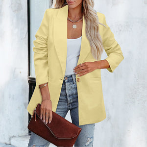 Long Sleeve Elegant Slim Fit Suit