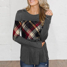 Load image into Gallery viewer, Paneled Color Contrast Long Sleeve T-Shirt
