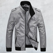 Load image into Gallery viewer, Thin Stand Collar Air Force Bomber Jacket
