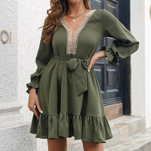 Load image into Gallery viewer, Ruffle Lace Dress
