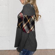 Load image into Gallery viewer, Paneled Color Contrast Long Sleeve T-Shirt
