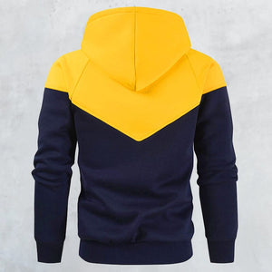 Color Block Casual Sports Sweatshirt