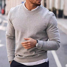 Load image into Gallery viewer, Pullover Solid Crew Neck Waffle Knit Sweater

