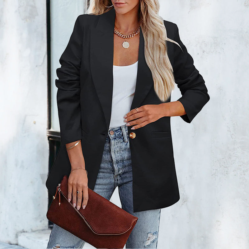 Long Sleeve Elegant Slim Fit Suit