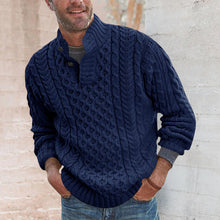 Load image into Gallery viewer, Solid Color Half Turtleneck Knit Sweater
