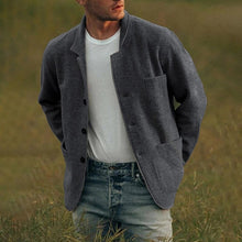 Load image into Gallery viewer, Solid Color Casual Jacket
