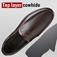 Load image into Gallery viewer, Men&#39;s Leather Soft Insole Casual Business Slippers
