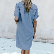 Load image into Gallery viewer, Denim Dress with Pockets
